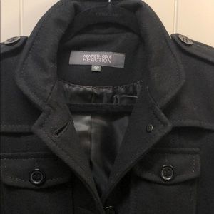 SALE🍾 Kennett Cole long black wool coat